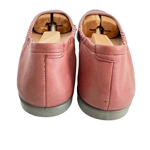 ECCO Womens Incise Enchant Ballerina Ballet Flats Petal Trim Leather Sz 39 8-8.5 - Picture 3 of 12